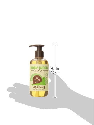 Little Twig All Natural Extra Mild Organic Baby Wash, Unscented, 8.5 Fluid Oz