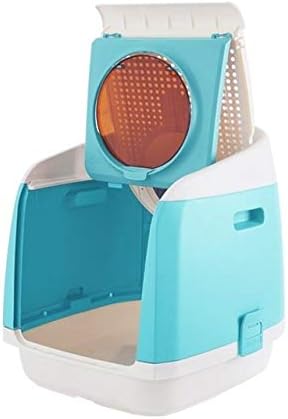 Caja de arena para gatos La basura completamente cerrado caja del gato