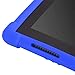 HminSen Compatible/Replacement for Ultra Slim Soft Silicon Rugged Back Stand Cover Lenovo Tab 4 10/Tab4 10 Plus case 2017 Release ZA2J0007US (Navy Blue)