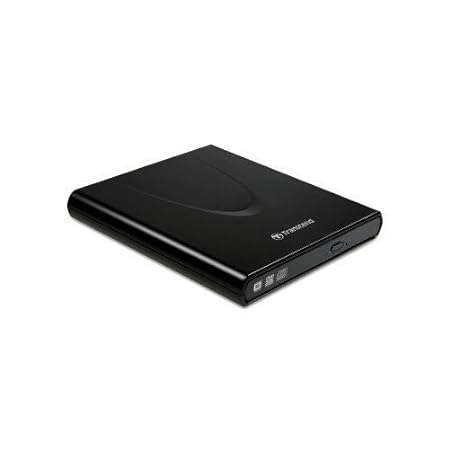 Transcend Ultra Slim Portable External USB CD/DVD Writer Model no. TS8XDVDS-K