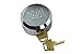 Hidden Shackle Padlock and Hasp Includes Bolts - Heavy Duty Cargo Trailer, RV or Van Lock - Vending Machines and Storage Buildings