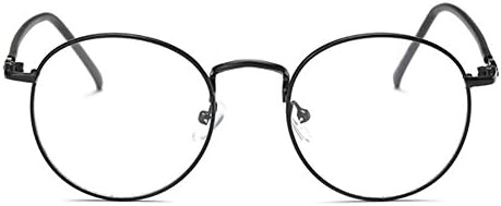 YULON Unisex Retro Round Simple Prescription Glasses for the Myopia(K1)