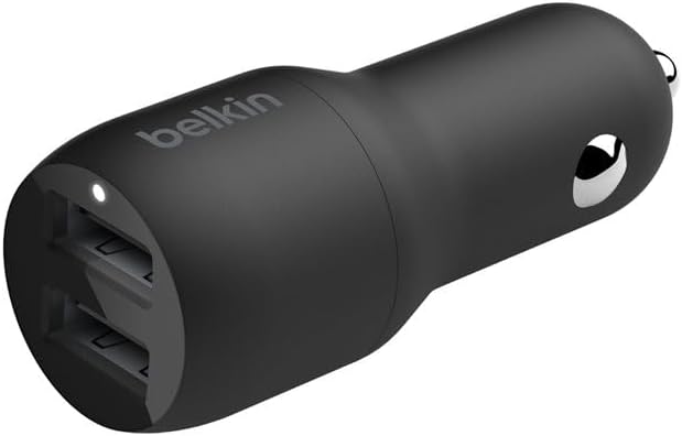 24W Boost Charge, carregador de parede USB duplo + cabo USB-A para USB-C (adaptador USB-A duplo para Pixel, iPad Pro, Nintendo Switch, dispositivos Samsung e mais) — foto 4 de 6
