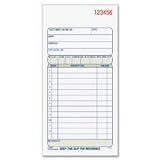 6 PK Adams Sales Order Book, 3-Part, Carbonless, 3x7
