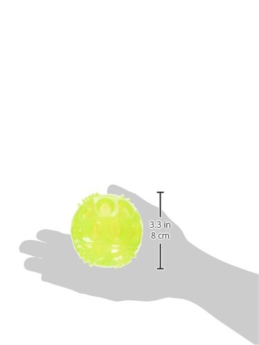Chase 'n Chomp Durable TPR Squeaking Fetch Ball Dog Toy, 3"