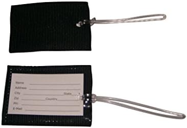 Luggage Tags Unbreakable Tags 3 piece Durable nylon Webbing with Strong Loop Made in Usa