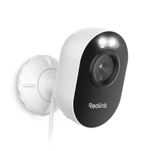 Reolink 4MP Überwachungskamera Aussen mit Spotlight, KI-Erkennung, Plug-in