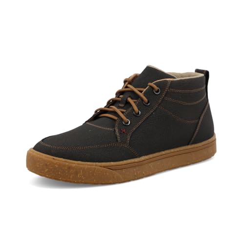 Twisted X Men's Kicks, Round Toe, Charcoal, 12 W