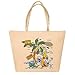 Disney AlohaMickey Mouse and Friends Straw Bag for Women  ~ Disney 