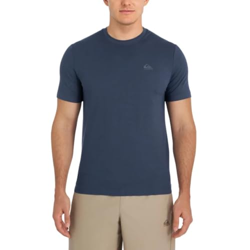Quiksilver Men's Swimwear Regular Fit UPF 50 Short Sleeve Sun Tee Rash Guard Sh…