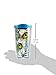 Tervis Peacock Tumbler with Wrap and Turquoise Lid 16oz, Clear