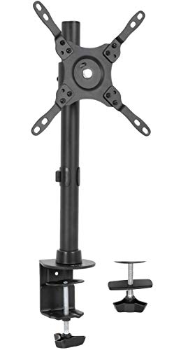 VIVO Black Ultra Wide Screen TV and Monitor Desk Mount, Adjustable Height and Tilt Stand for Screens up to 42 inches (STAND-V101C)