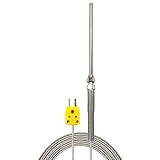 PerfectPrime TL1815 K-Type Sensor Probes Metal HeadProbe for K-Type Probe Thermocouple Sensor & Meter in Temperature Range from 0 to 800 &deg;C