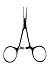 SE 3.5-Inch Stainless Steel Straight Forceps - Self-Locking, Serrated Tip for Precision Grip and Clamping - Perfect for Crafting, Fishing Tasks, Jewelry Making, and More! - 635FS