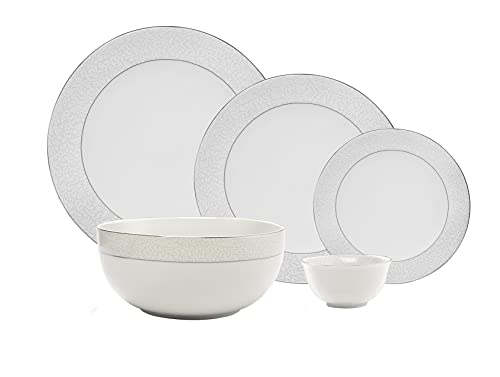 Hitkari Porcelain 12222 Pl Dinner Set of 21Pcs