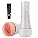 Male Cup Masturbator, Riodong 3D Realistic Vagina Masturbator Stroker Pocket Pussy Sex Toys for Male Masturbation (White)