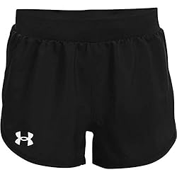 Under Armour Girls' Fly By Shorts , Black