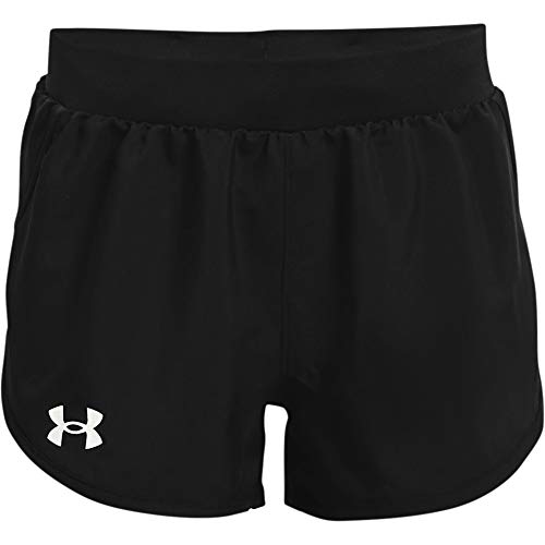 Under Armour Girls' Fly By Shorts , Black