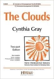 Clouds The 2pt 2 Pt Piano Sheet Music Cynthia Gray Amazon Com Books
