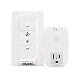 Wireless Remote Electronics Plug-In Lamp Dimmer with Wall Mount Included Easy Installation-Free Instapark 28064 Dimming Outlet