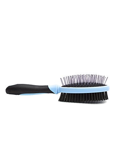 DomePet 2-in-1 Dual Pet Brush Comb, Best Quality and Professional Deshedding Tool, Blue