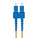 BEYONDTECH SC to SC Fiber Patch Cable Single Mode Duplex - 1m (3.28ft) - 9/125um OS1 LSZH PureOptics Cable Series