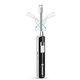 Uniwood Candle Lighter USB Electric Arc Lighter, Rechargeable Flameless Windproof Plasma 360° Flexible Elbow More Than 1000 Times Silence Spark with Safety Case for BBQ Stovetops Fireworks Camping