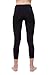 NIRLON Capri 7/8 Yoga Pants Sides Pocket High Waist Workout Black Leggings for Women