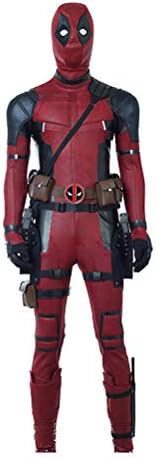 COOLNAN Adults Cosplay Costumes Men's Costume Outfit Set for Deluxe Deadpool Wade Wilson Cosplay