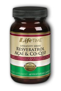 Lifetime Nutritional Specialties Resveratrol Acai & CO-Q10 Vegetarian Capsules