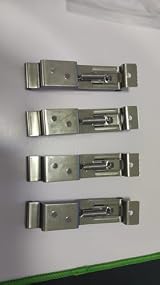 Shudyear 4 Pcs Trailer Number Plate Holder Stainless Steel Bracket Clips view 8