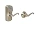 SCHLAGE FE575 PLY 619 FLA Plymouth Keypad Entry with Flair Lever, Auto Lock, Satin Nickel
