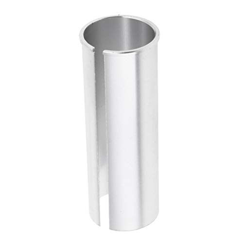 cyclingcolors Bike SEATPOST Reducer 27.2mm Shim Extension Convert Tube Adapter Adaptor Cycle Vintage MTB Spacer Aluminium SEAT Post Saddle (27.2mm > 29.6mm)