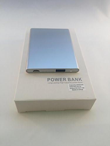 mobijoos 3000mAh Thin Power Bank with FREE Apple MFi Certified Lightning cable and MicroUSB included! For iPhone 6sPlus/6s/6 Plus/6/5s/5c/5/iPad Air/Air 2/iPad 4G/iPod Touch 5G