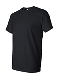 Gildan Adult 5.6 oz 50/50 Short Sleeve T-Shirt in Black - X-Large