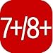 OCYCLONE Cute Glitter Case with Ring Compatible with iPhone 8 Plus 7 Plus for Women Girl, Red