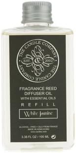 Reed Diffuser with Essential Oils Refill - White Jasmine for Women 100ml/3.38oz