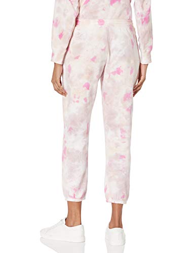 THE DROP WOMEN’S DINA FLEECE ELASTIC HEM SWEATPANT, ROSE, S