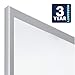 Quartet Whiteboard, Non-Magnetic Dry Erase White Board, 2' x 1.5', Total Erase, Silver Aluminum Frame (S531)