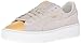Puma Womens Suede Platform Gold Gold-Star White-Puma White Sneaker - 7.5