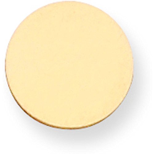 14K Gold Round Stamping Disc 0.032