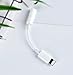 Headphone Adapter for iPhoneX /10/8/7 Plus iPhone 6 /6s /5 /5s &ipod&ipad. Female 3.5mm Audio Earbuds Jack Adaptor Connecter. Earphone Extender Stereo Cable Converter(Support 11 System) (white)