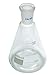 Deschem 500ml 24/40 Lab Glass Erlenmeyer Flask with Ground Joint Laboratory Chemistry Conical Bottle