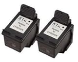 HouseOfToners Remanufactured Ink Cartridge Replacement for HP CH563WN ( Black , 2-Pack )