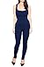 PinkWind Women's Sexy Low-cut Solid Color Stretch Sport Jumpsuit Full Length