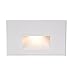 WAC Landscape Lighting, LEDme 120V LED Horizontal Indoor and Outdoor Step and Wall Light 3000K Built-in LED in White