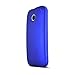 Moto E Case, [Blue] Slim Grip Rubberized Hard Plastic Case for Motorola Moto E (2014)