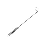 Pigtail Food Flipper Stainless Steel Meat Hooks Cooking Barbecue Turners Hooks For BBQ Steak,Tri-tips, Patties Sausages Ribs Chicken Breast Roasts Bacon Veggies And More