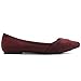 Ollio Women's Shoe Light Comfort Faux Suede Cross Strappy Ballet Flats