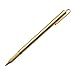 SMOOTHERPRO Solid Brass for Gift School Office with Clip G5 Refill EDC Smooth Writing Pen Sanded Glossy